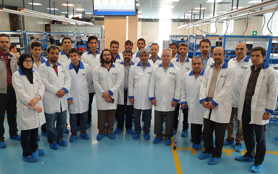 University of Tehran and Amirkabir University guests visited TOSAN TECHNO Production Site
