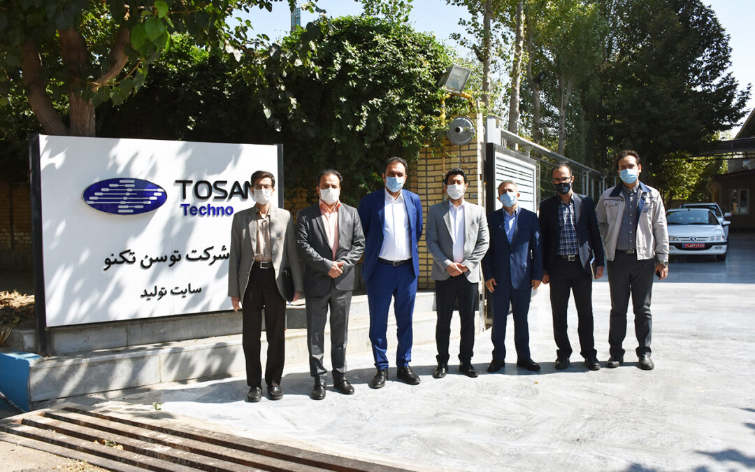 Head of Qazvin Province Industry Mining and Trade Organization visited TOSAN TECHNO Production Site