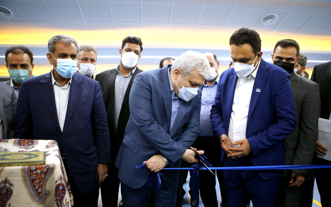 The unveiling of TOSAN TECHNO production line of smart card readers with the presence of the Vice President of IRAN for Science and Technology