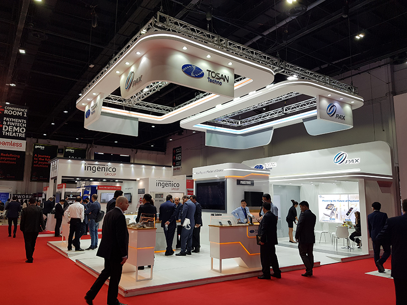 TOSAN Techno Stand in the Seamless Middle East 2018