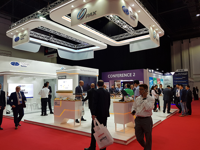 TOSAN Techno Stand in the Seamless Middle East 2018