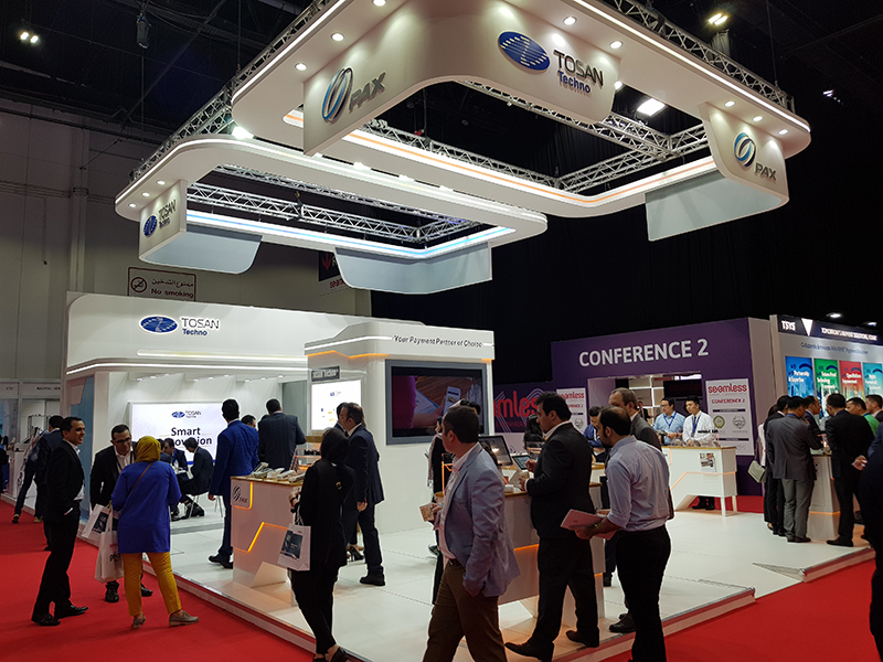 TOSAN Techno Stand in the Seamless Middle East 2018