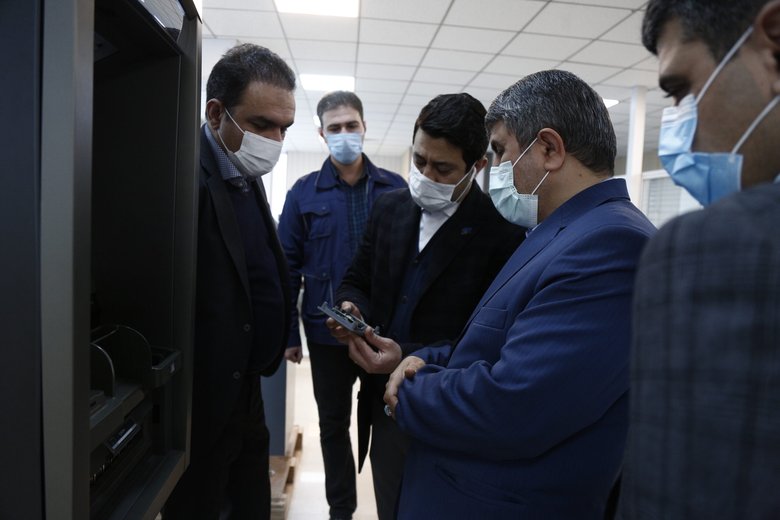 بازدید مدیرعامل و مدیران ارشد بانک سینا از سایت تولید شرکت توسنتکنو