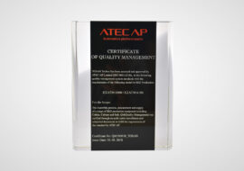 ATEC AP Certificate of Quality Management 2018